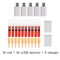 red and 5 charger