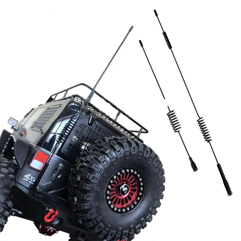 1 SZTUK Metalowa mini symulowana antena do 1/10 RC Crawler Car Traxxas TRX4 Defender TRX6 AXIAL SCX10 II 90046 RC4WD D90 Diy Parts