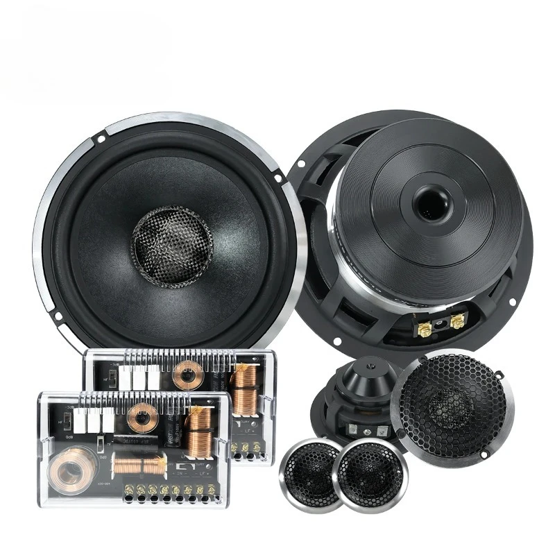 Car 6.5'' Component Speaker RMS 200w 3 Way Component Car Audio Speakers