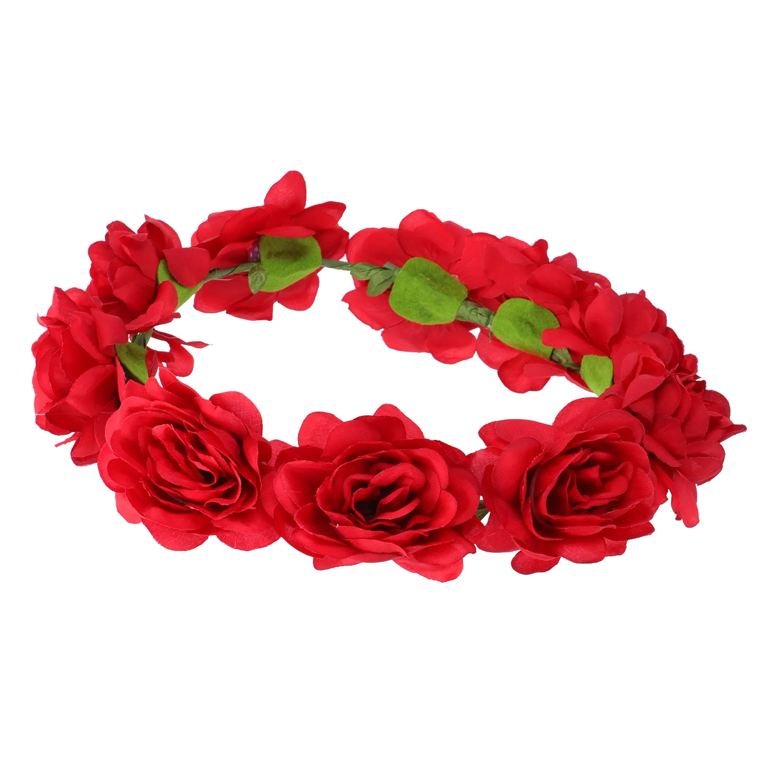 1Pcs Premium Rose Flower Hairband Elegant Simulation Floral Headband for Wedding Party Valentine's Day Gift Daily Adornments