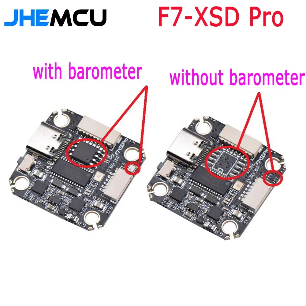 UniFlyJHEMCU F7-XSD Pro Flight Controller Board MPU6000 Sensor 5V/3A And 10V/2A BEC With / Without Barometer For FPV LRC Drone P