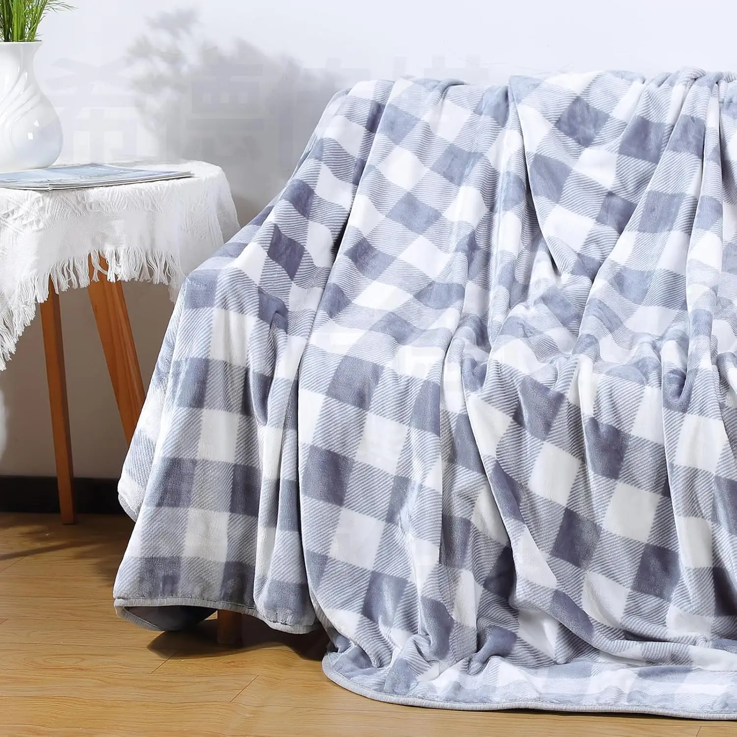 

Заземляющее одеяло для лучшего сна и энергии, суперуютный молочный флис, 60x80 дюймов