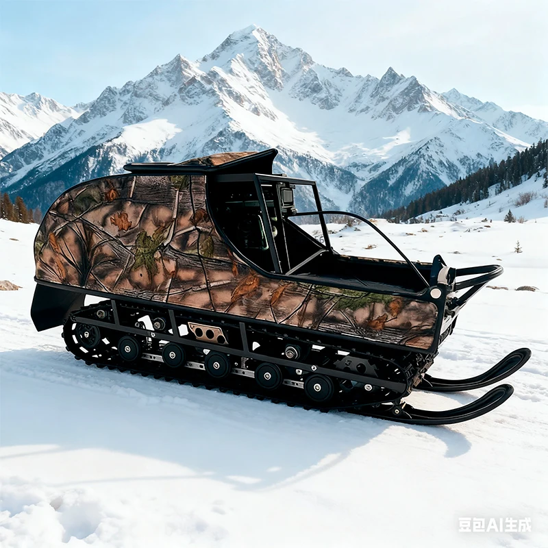 

2025 Customizable s 389cc Touring Engine Tracked Snowmobile for Winter Mountain Trails Hunting Fishing