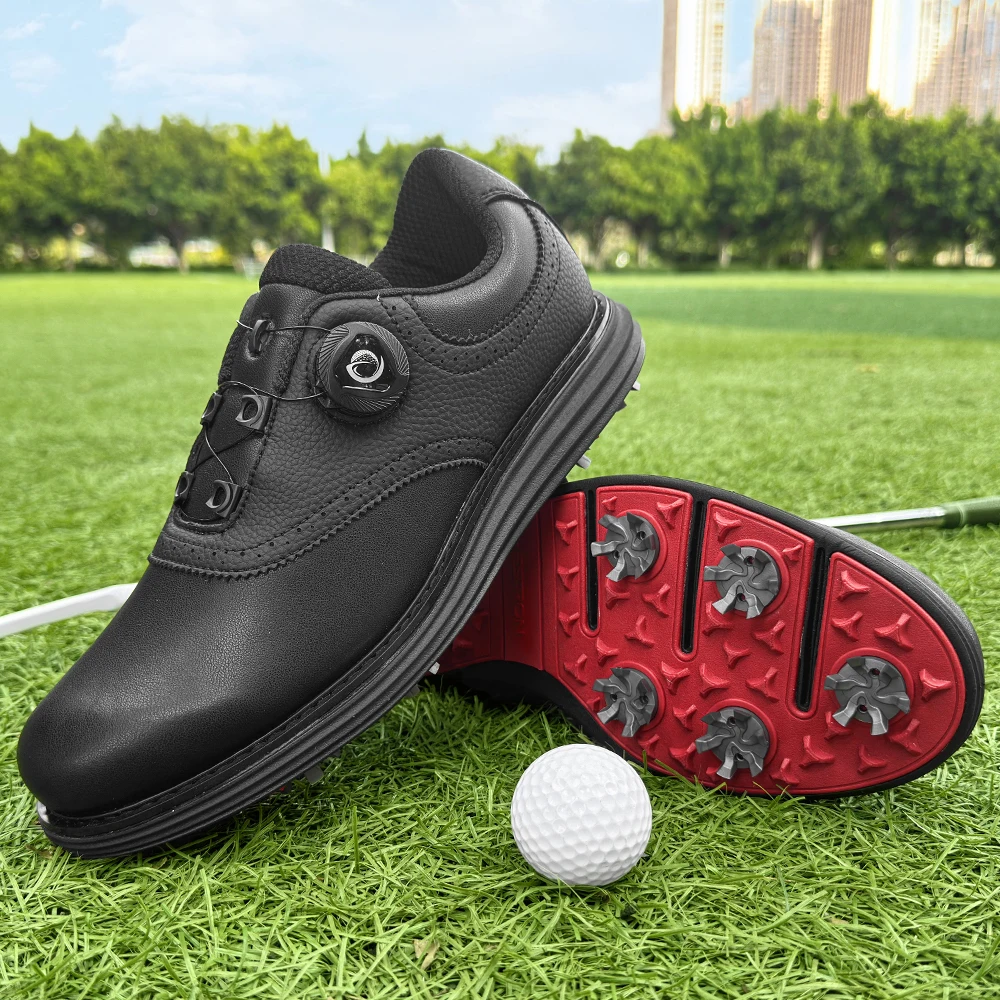 Professional Men Golf Shoes Anti Slip Athletic Shoes Mens Brand Designer Golf Training for Male Outdoor Lawn Walking Shoes Man