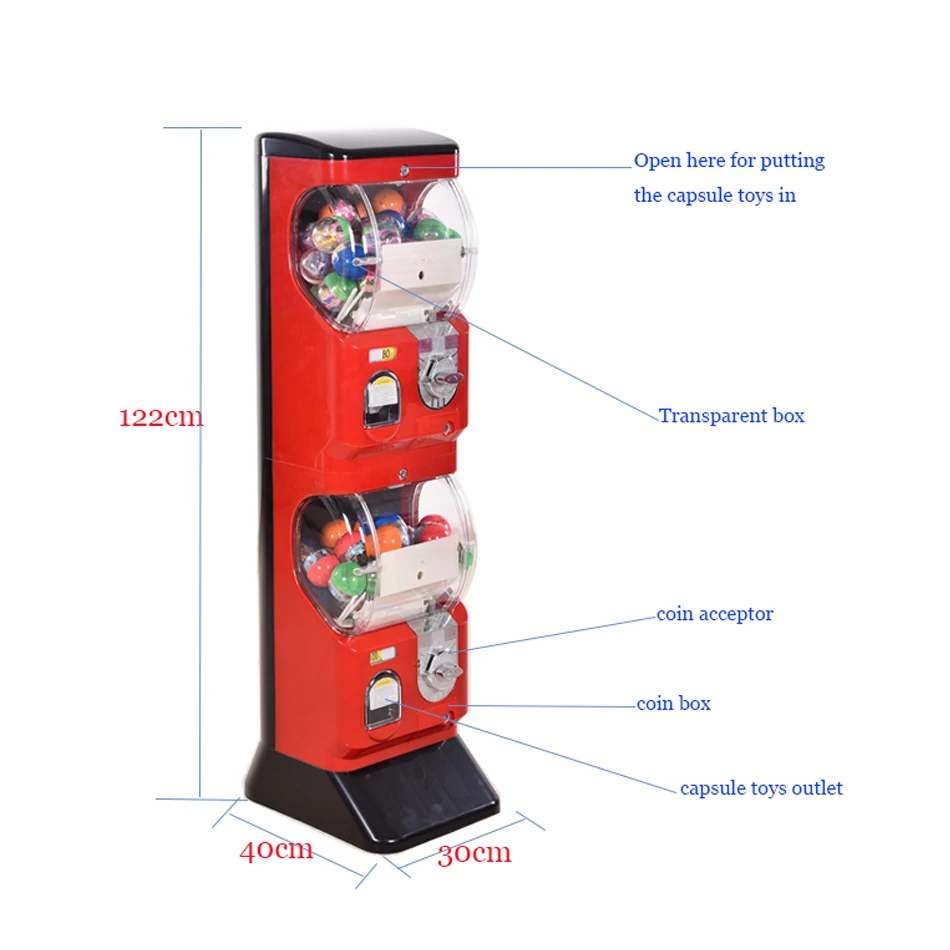 Cheap Price Mechanical Lollipop Candy Machine Vending Manufacturers, Pinball Gumball Golf Ball Vending Machine