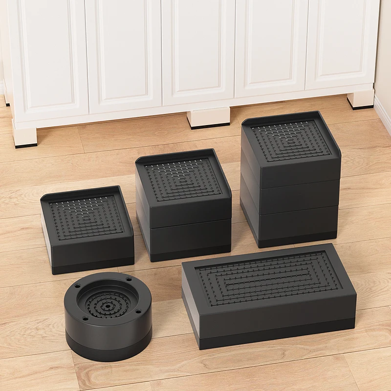 

Упаковка из 4 штук, легкая регулировка высоты мебели: штабелируемые, нескользящие и влагостойкие стойки для столов, ножек дивана и столов