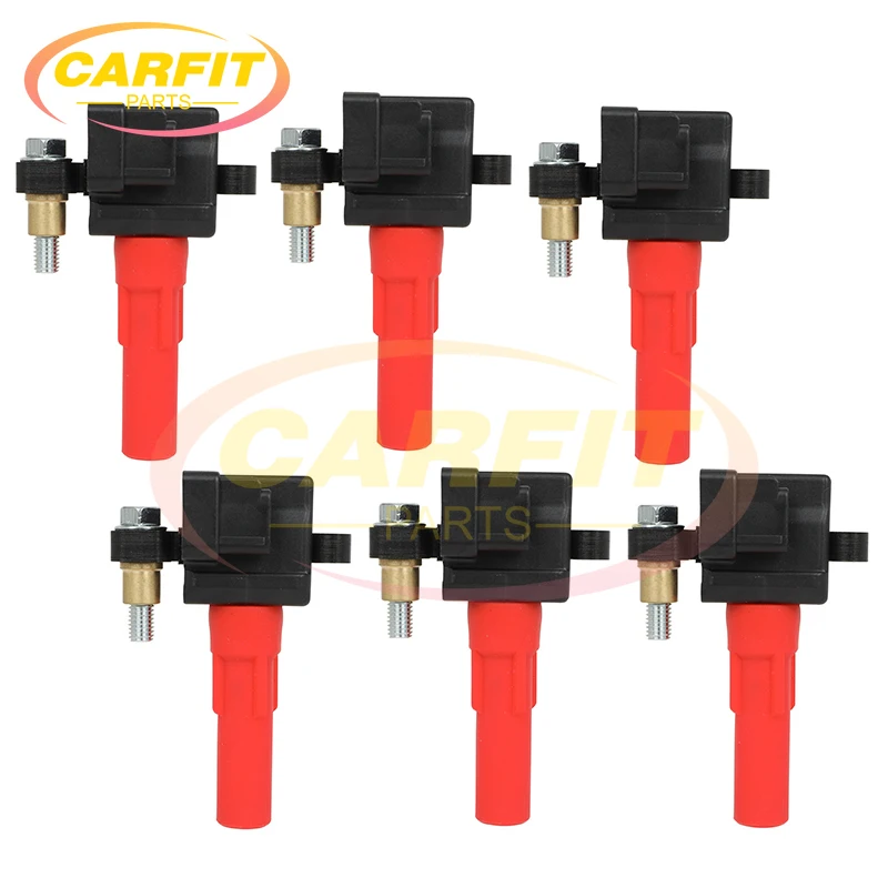 

6PCS 22433AA610 UF666 22433AA611 UF682 22433AA612 Ignition Coils For Subaru WRX STi Legacy Outback Tribeca 3.6L H6 2.5L H4 10-19