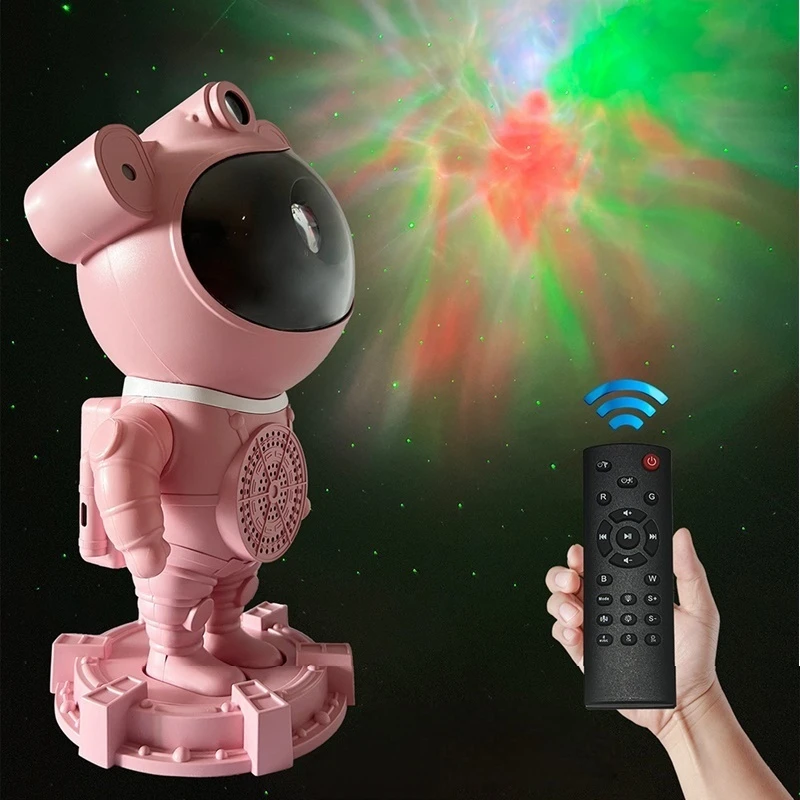 Cross-border astronaut starlight projector lamp Bluetooth audio white noise USB astronaut laser atmosphere nightlight