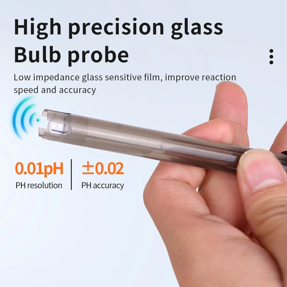 AZ8601 Portable Benchtop Digital PH Meter Backlight High Precision Industrial Water Quality Tester Detachable Probe PH/ORP