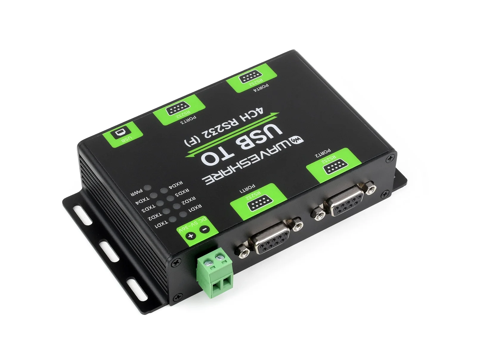 

Industrial Isolated USB To 4-Ch RS232 Converter, USB To Serial Adapter, Original FT4232HL Chip, Mac / Linux / Android / Windows