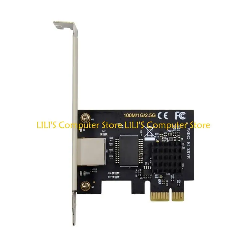 A52B RTL8125 Gigabit Server Card NIC 100/ 1000Mbps 2.5G RJ45 Lan PCI-Ex1