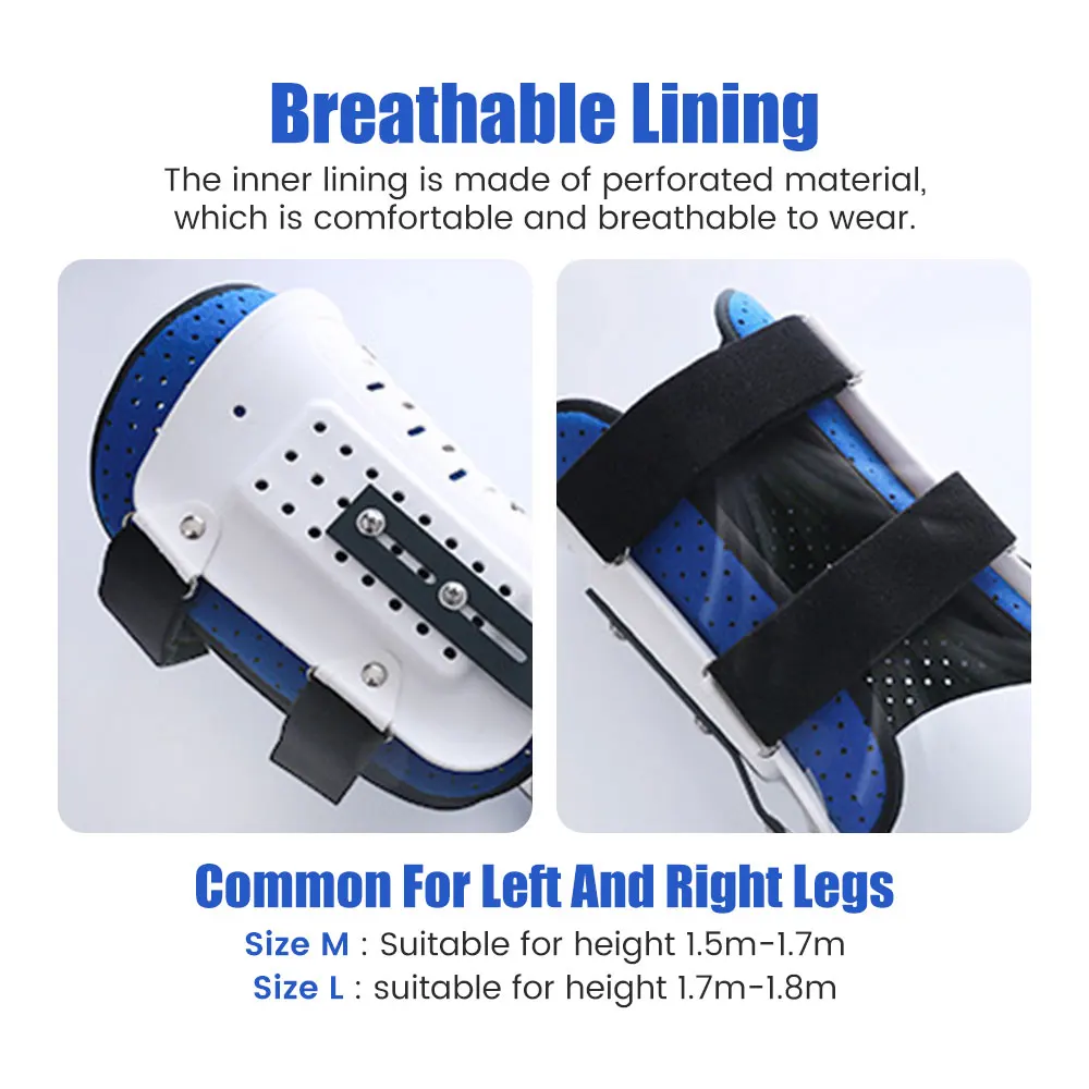 Adjustable Knee Brace Ankle Fixing Supporter Knee Joint Fixation Brace, Ligament Strain Orthosis, Meniscus Rehabilitation