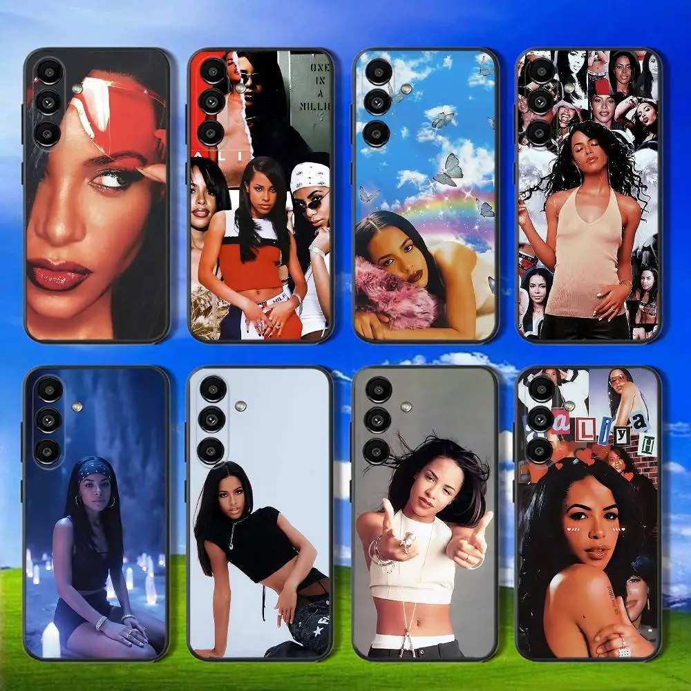 

Singer A-AaliyahS hip pop Phone Case For Samsung Galaxy A13,A21s,A22,A31,A32,A52,A53,A71,A80,Soft Black Shell