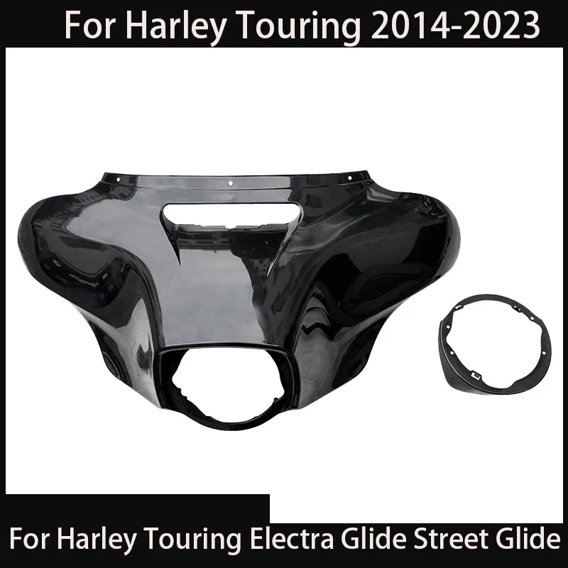 Motorcycle Front Outer Batwing Fairing w/DRL Turn Signal For Harley Touring Revival FLH Street Glide CVO/SE ST FLHX/I FLHXS 14+