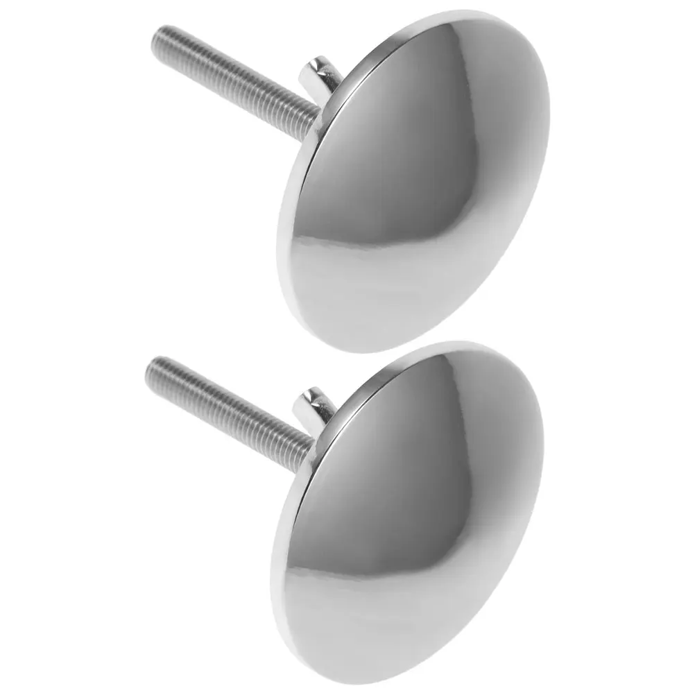 

2pcs Sink Hole Cover Decorative Metal Washbasin Plug Leak Proof Kitchen Faucet Hole Lid Sealing Cap Basin Cover