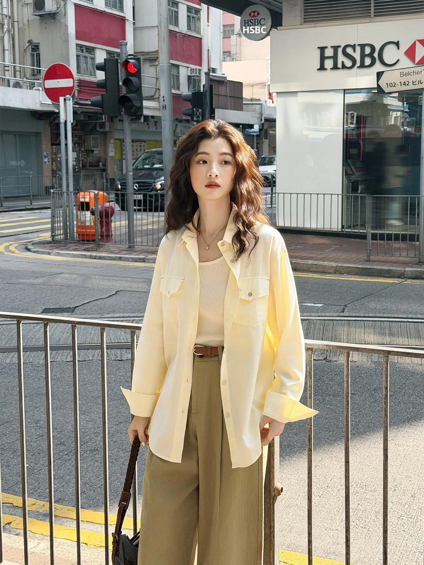 

Мягкая желтая свободная повседневная рубашка из чистого хлопка с длинным рукавом в корейском стиле, новинка весенней коллекции, универсальная верхняя одежда для женщин