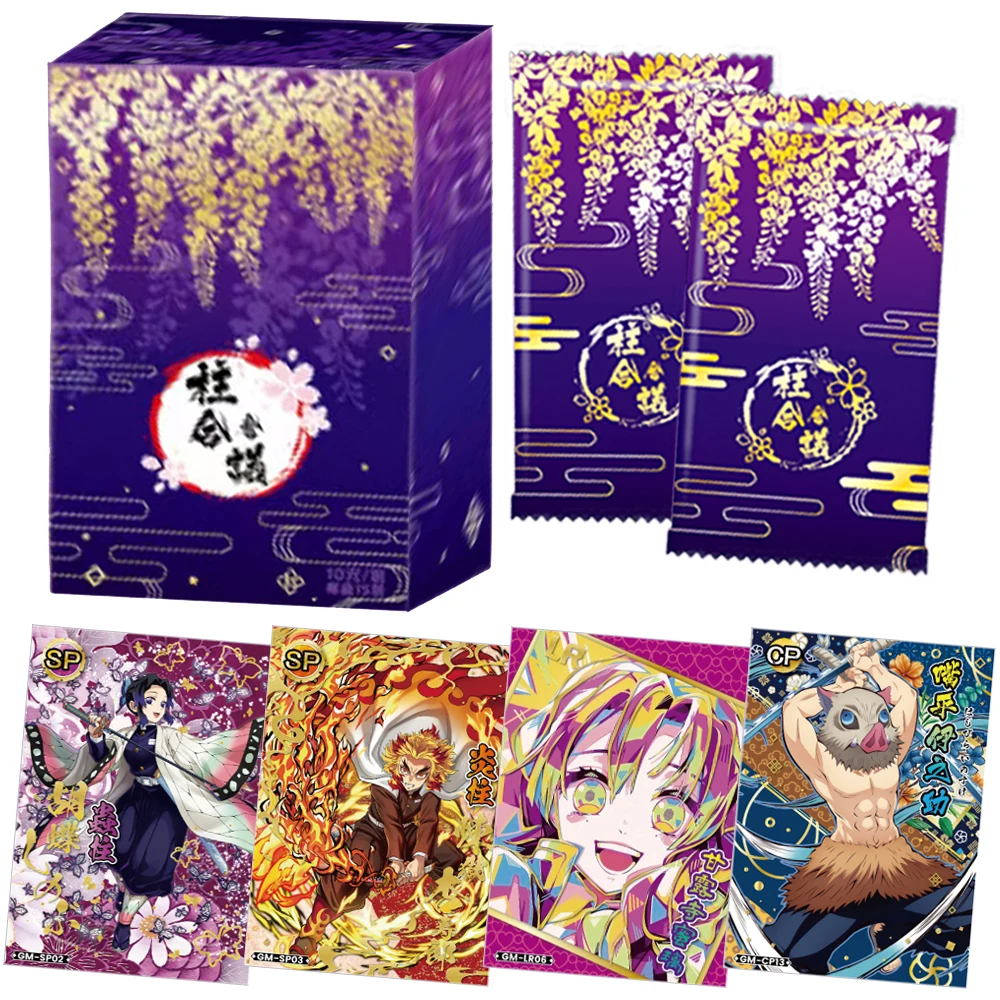 

Коллекционные карты «Убийца демонов», любимые детские японские аниме, милые карты с персонажами Q-версии, игрушки, изысканные рождественские подарки