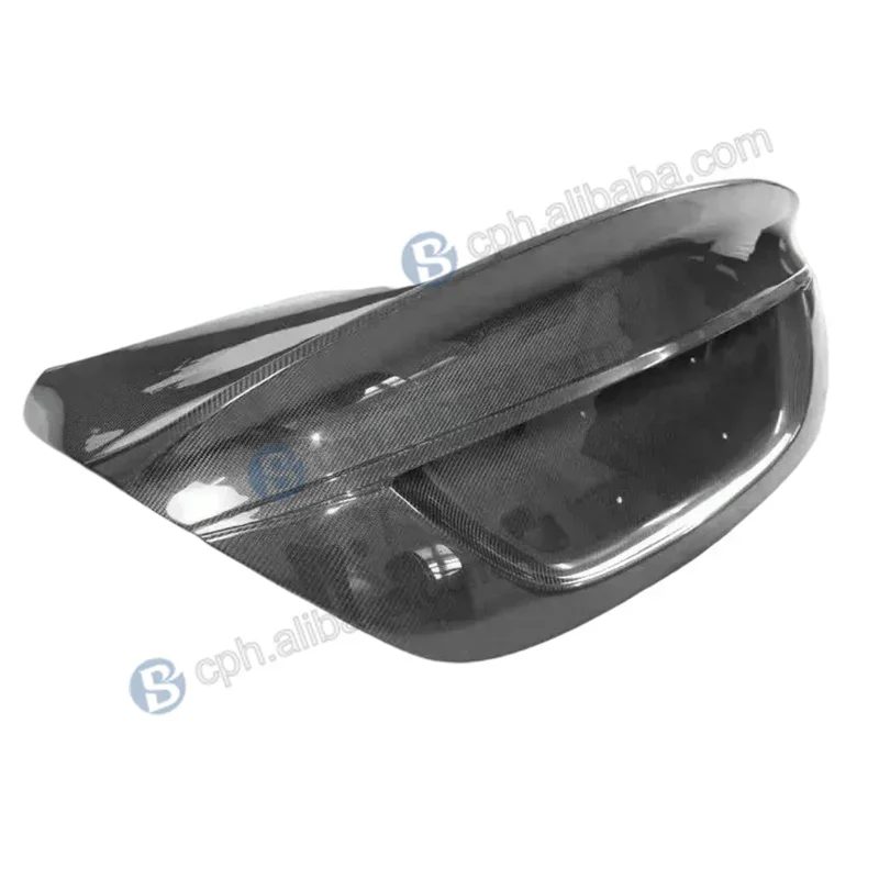 BENSNEES Modified Car Black CSL Style Carbon Fiber Trunk For Mercedes Benz C-Class W205 C200 C260 C300
