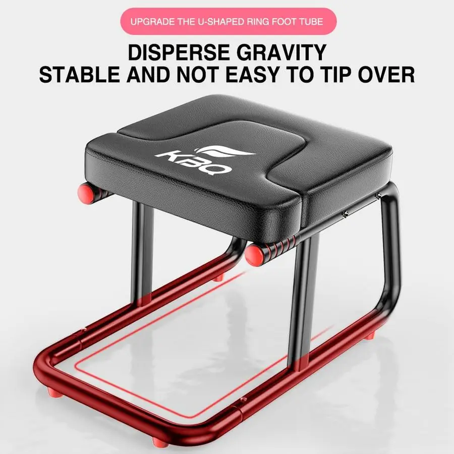 كرسي مقعد على شكل US بسعة 400 رطل، مسند ذراع مزدوج، مساعد للياقة البدنية لليوجا غير قابل للانزلاق، حصيرة سميكة قابلة للتنفس، مقعد ثابت لصالة الألعاب الرياضية المنزلية #5