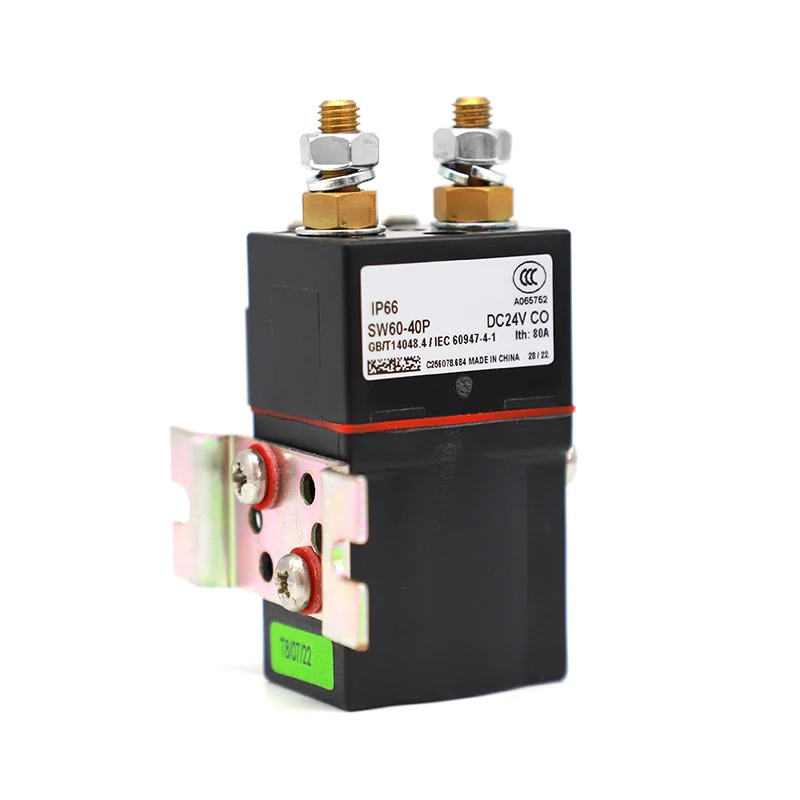 

New SW60-40P Albright Contactor 24V DC Single-acting Miniature Solenoid Continuous 80A