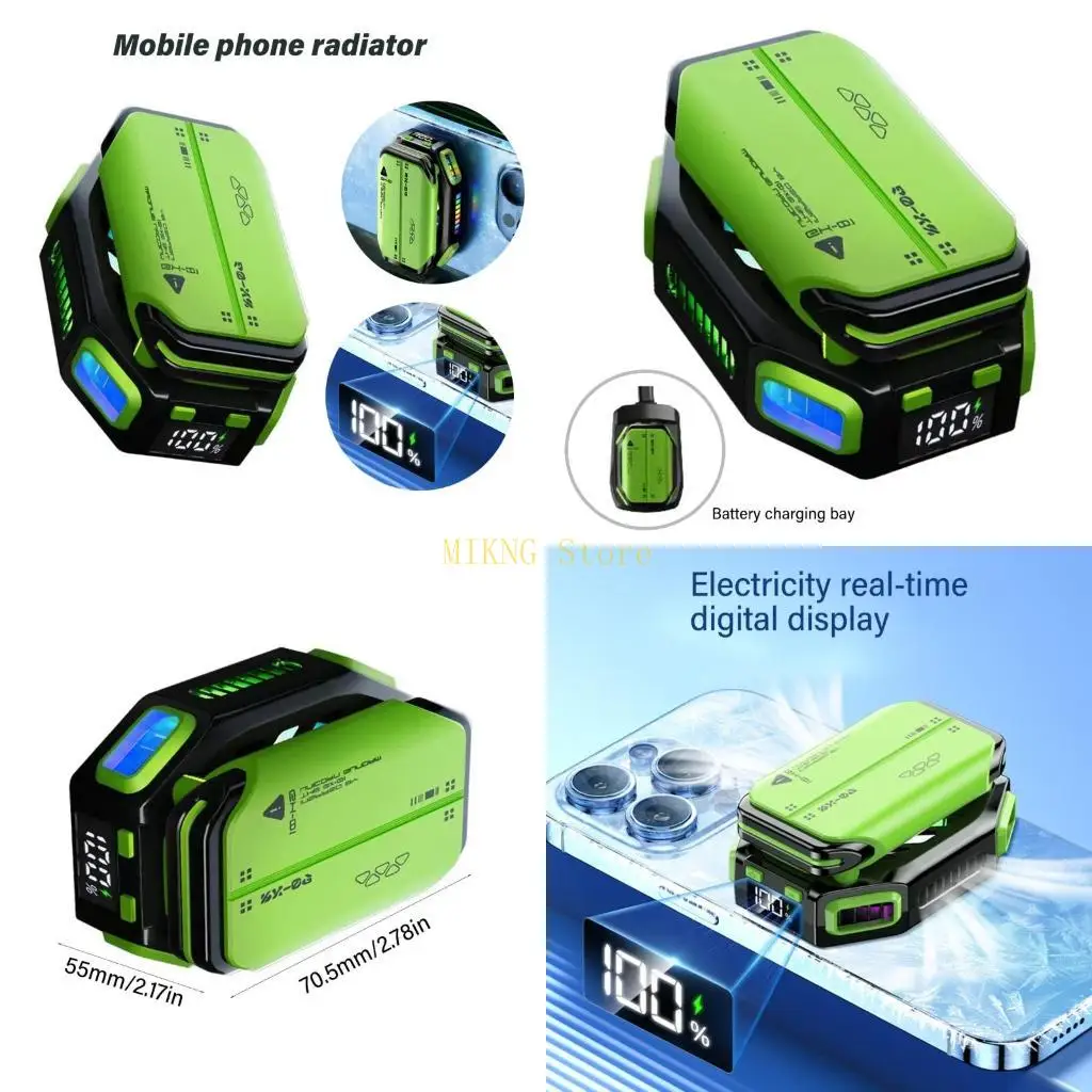 Semiconductor Coolers Radiator Heat Dissipation 1800mAh Battery best sale