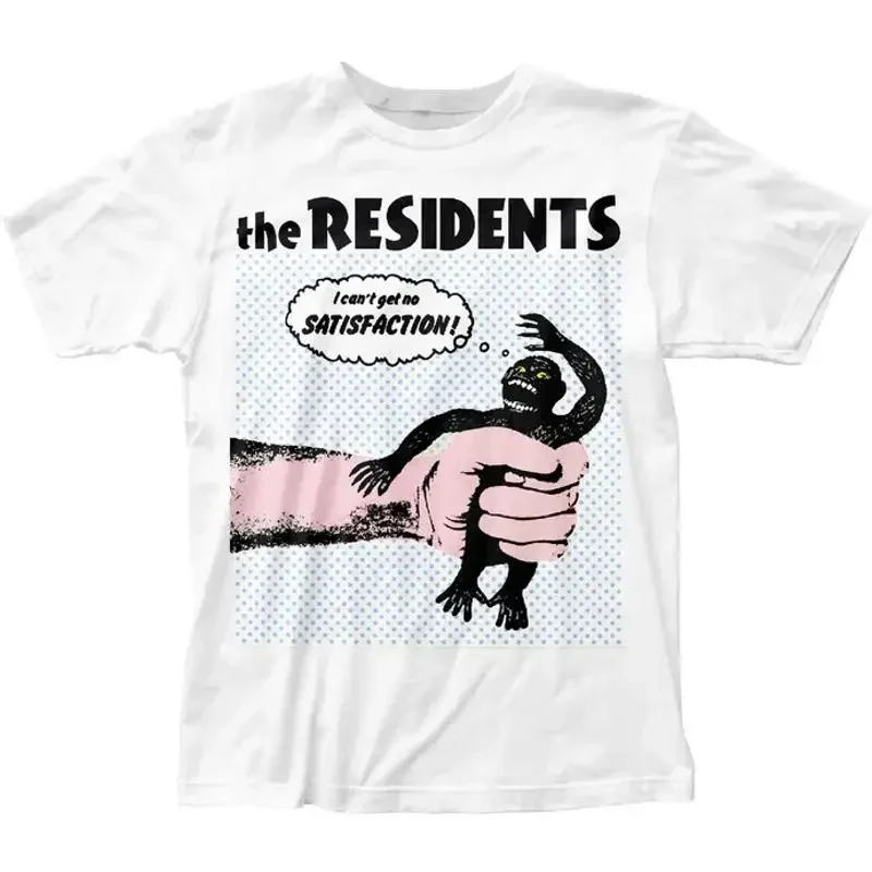 Vtg The Residents Band For Fans Cotton White Full Size T Shirt J637