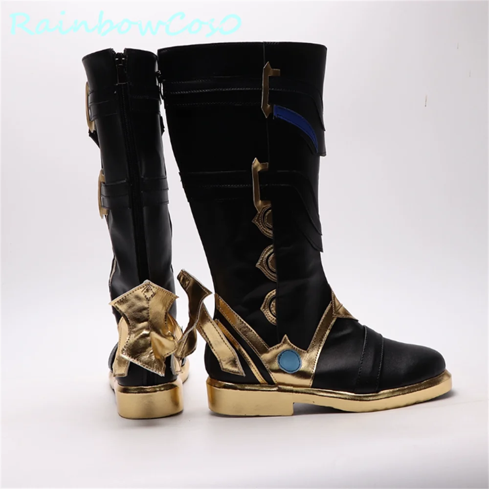 Chaussures de Cosplay Genshin Impact II Dottore, Bottes du Docteur, en Stock, Taille 37