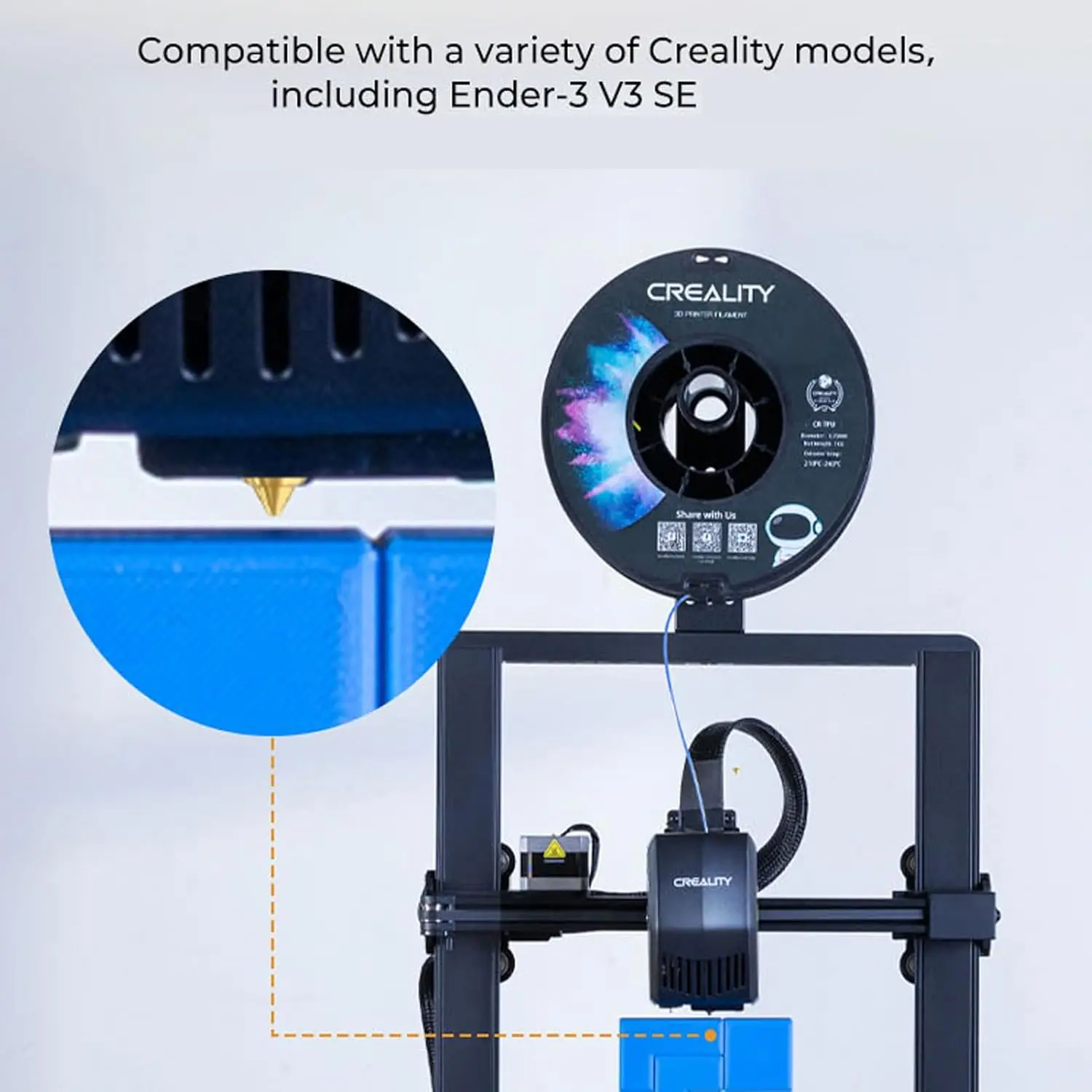 Creality original ender 3 v3 se Messing düsens atz, Hochgeschwindigkeits-Messing düsen für ender 3 v3 se, ender 5 s1, ender 7 3d drucker