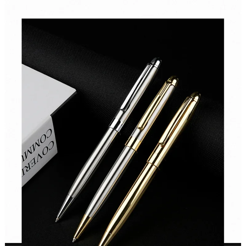 

Бизнес Вращающаяся металлическая шариковая ручка Высококачественная масляная ручка с нейтральным маслом Стеклянная ручка Стеклянная перьевая ручка