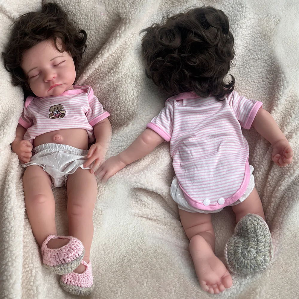 

20 inch Lifelike Reborn Dolls Realistic Full Silicone Baby Bebe 50CM Newborn Girl Doll Princess Toddler Toy Perfect Kids Gift