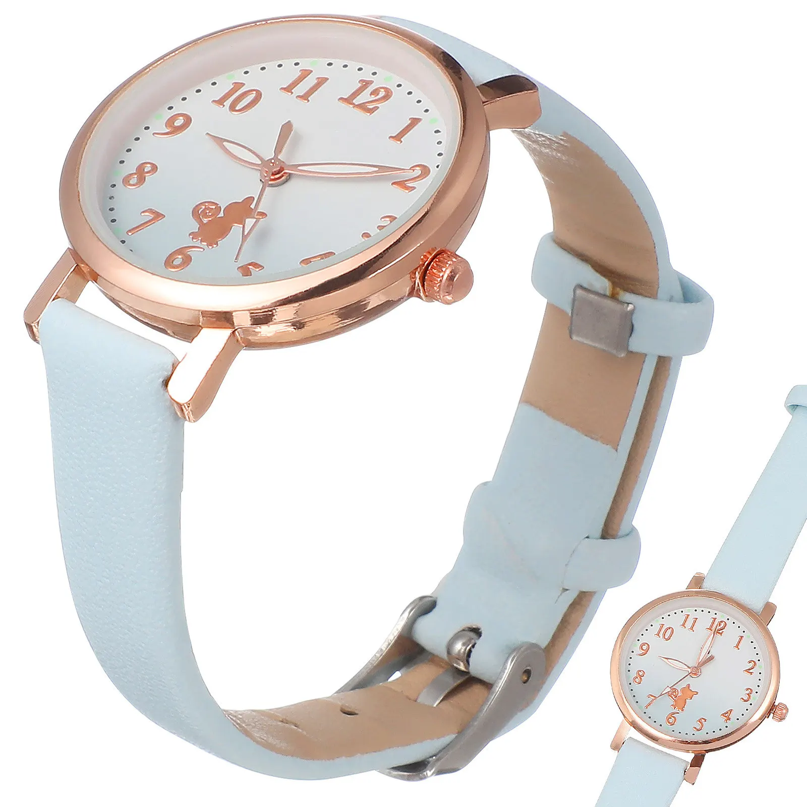 

Lovely Kids Luminous Watch with Glow Hands Perfect Gift for Birthday Christmas Easter Children Wrist Watch for Girls Easy to