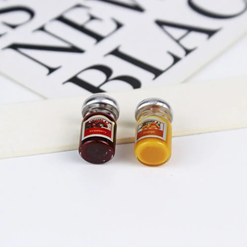 1:12 스케일 미니어처 양념통 음식 장난감 시뮬레이션 유리병 인형의 집 양념통 인형 액세서리 소꿉놀이