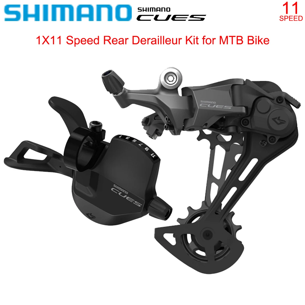 

SHIMANO CUES 1X11 Speed Rear Derailleur Kit for MTB Bike SL-U6000-11R Shifter Lever RD-U6000 Derailleurs Groupset for Bicycle