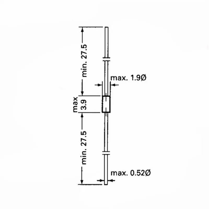 100pcs Db3 DB4 Gatilho Diodo Db3 Diac 204ah Do-35