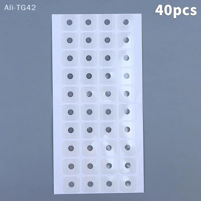pogyrt 40Pcs Single Way Degassing Valves Adhesive Patch Type CO2 Releasing Valves Exhaust Ventilation Vent For Coffee Bag