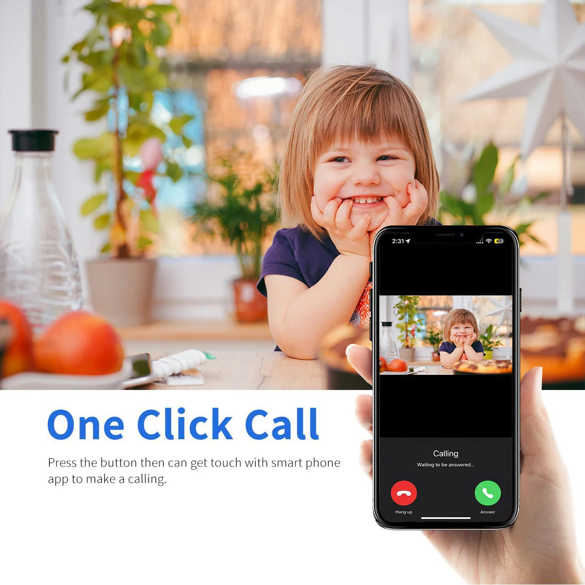 Saikiot Indoor WIFI Camera 3MP CloudEdge APP Baby Monitor Camera Human Detection Two Way Audio Wireless CCTV Security Camera