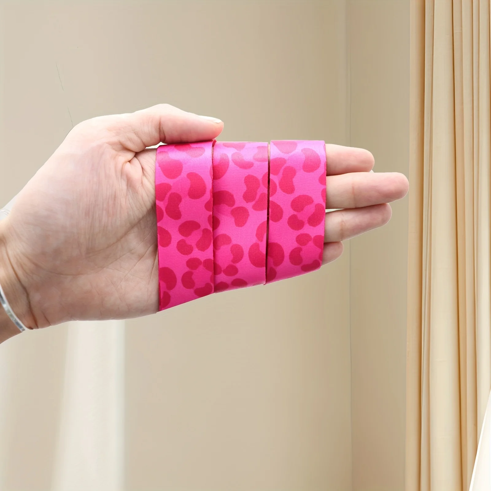 Rosa Leopard Breakaway Telefon Lehrer Lanyard Ausweishalter Rückziehbare Abzeichenrolle Umhängeband für Schlüssel Schlüsselanhänger Kreditkarte – Detail 3