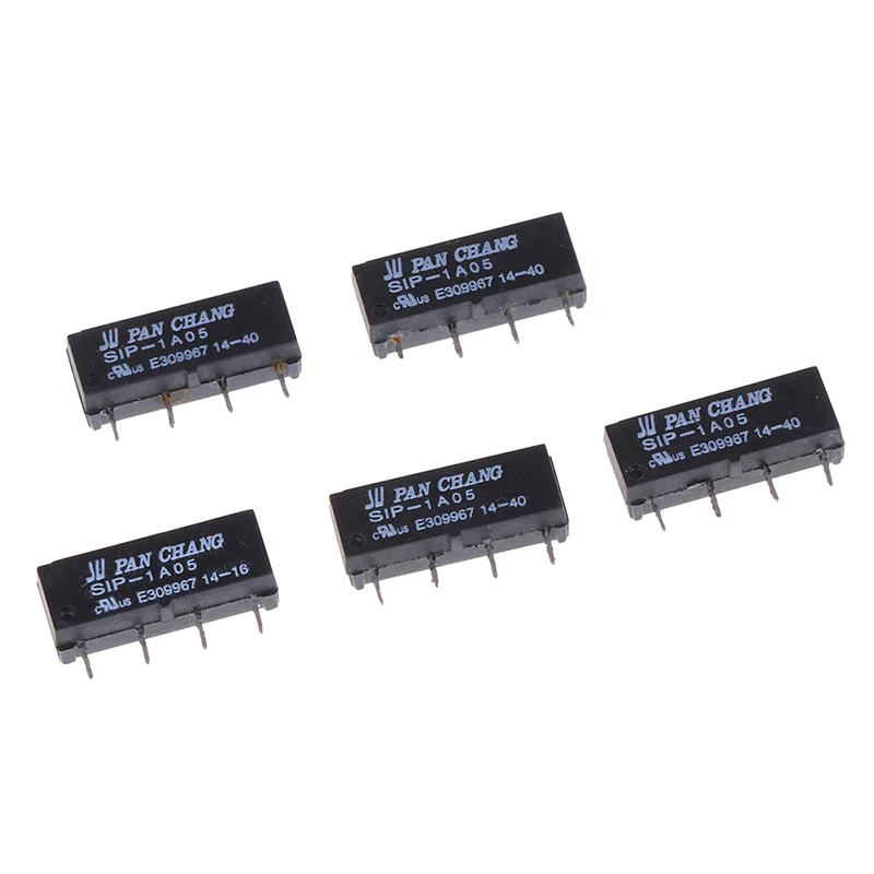 5Pcs 4pin 5v Relay Sip-1a05 Reed Switch Relay For Pan Chang Relay