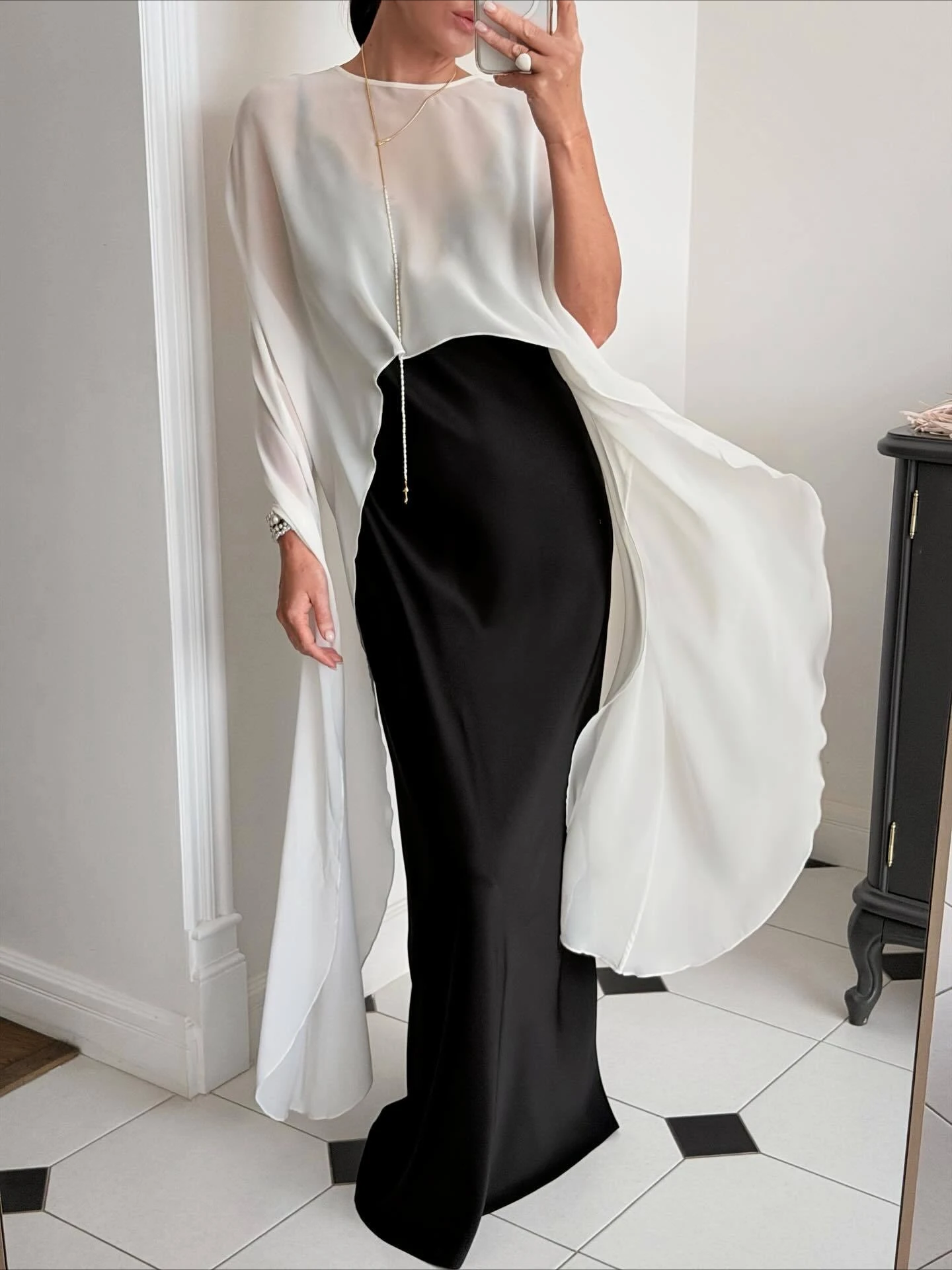 Fashion Casual See-through Long Cover-ups Women's Sexy O-neck Hollow Out Solid Tops Female Holiday Beach Blouse Top Streetwear view 2