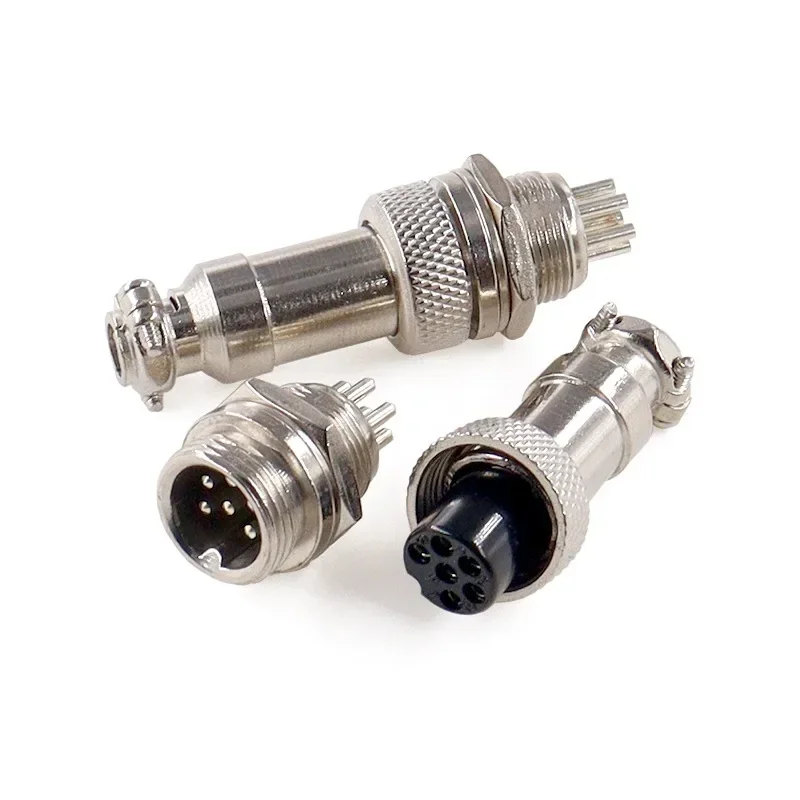 10 مجموعة/وحدة GX12-4P الطيران التوصيل ذكر + أنثى RS765 تصاعد ثقب 12 مللي متر النحاس دبوس