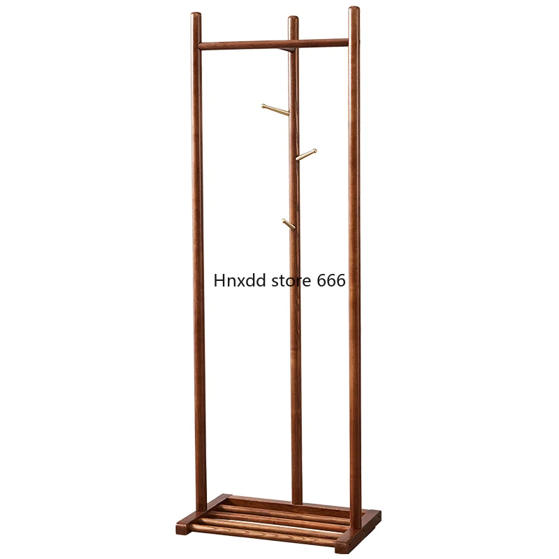 Brass light luxury coat rack living room multi-functional rack