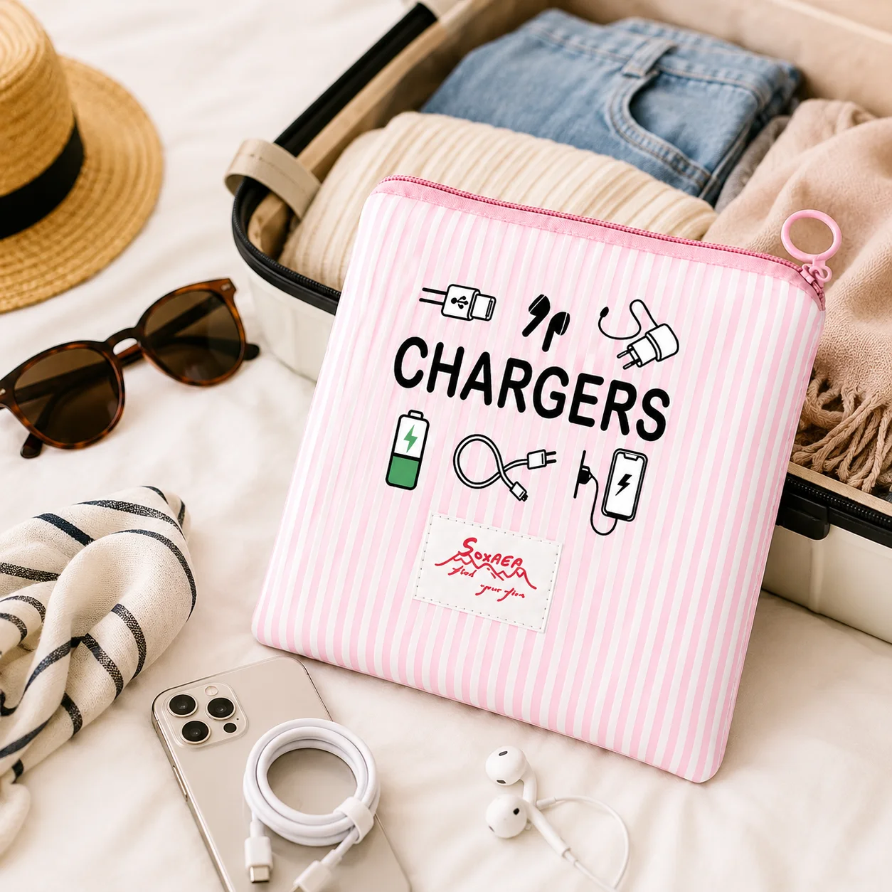 Ladegerät-Organizer-Tasche Ros – Tech Accessories Travel Organizer Pouch Bewertung und Preis