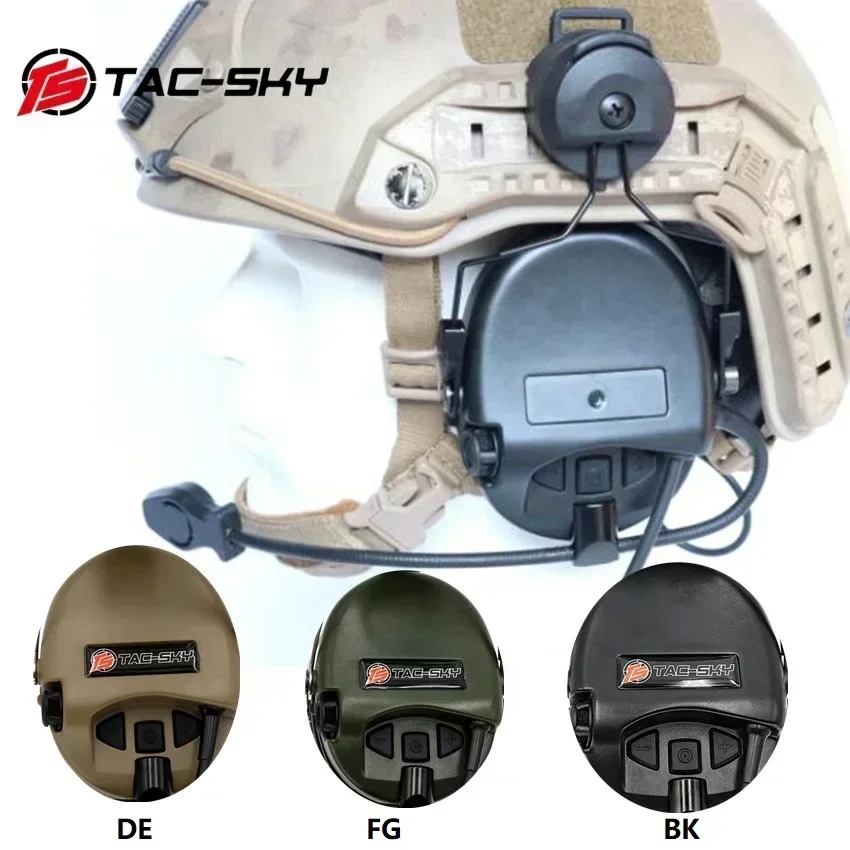 TS TAC-SKY Tactical Helmet ARC OPS-CORE Rail Headset Stand Version Shooting Hunting Airsoft for SORDIN Ear Protection Headphone