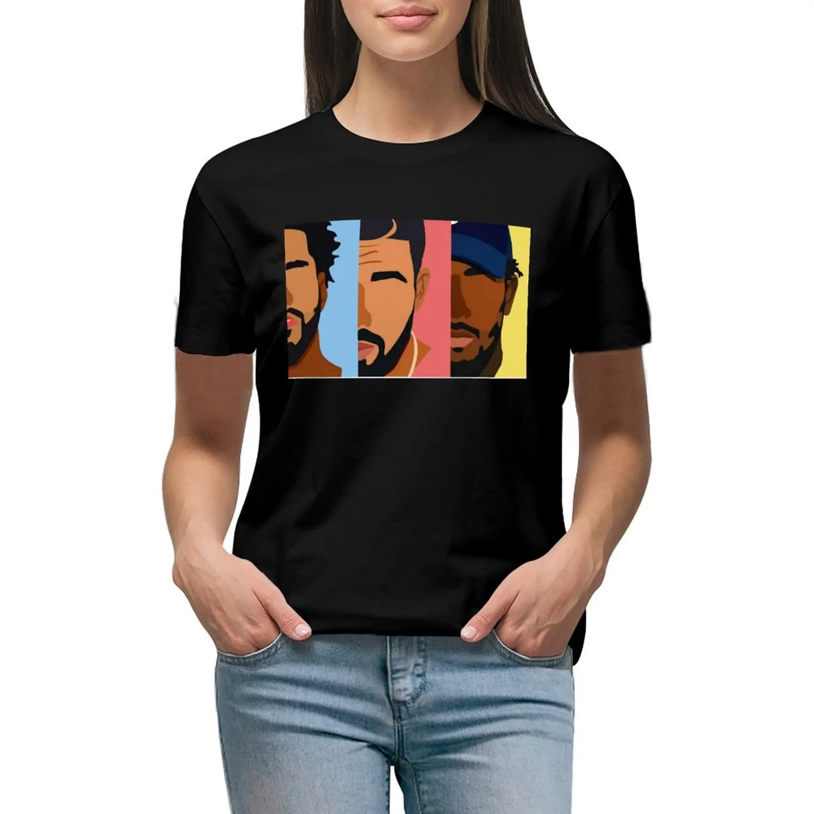 

Drake, Lamar For Fans T-shirt Blouse anime clothes western t shirts for Women