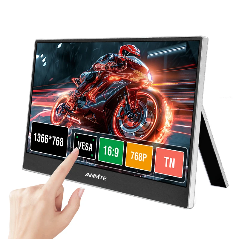 11.6 Inch Portable Touch Monitor Non-touch Optional Computer Expand Display For XBox PS4/5 Switch Laptop