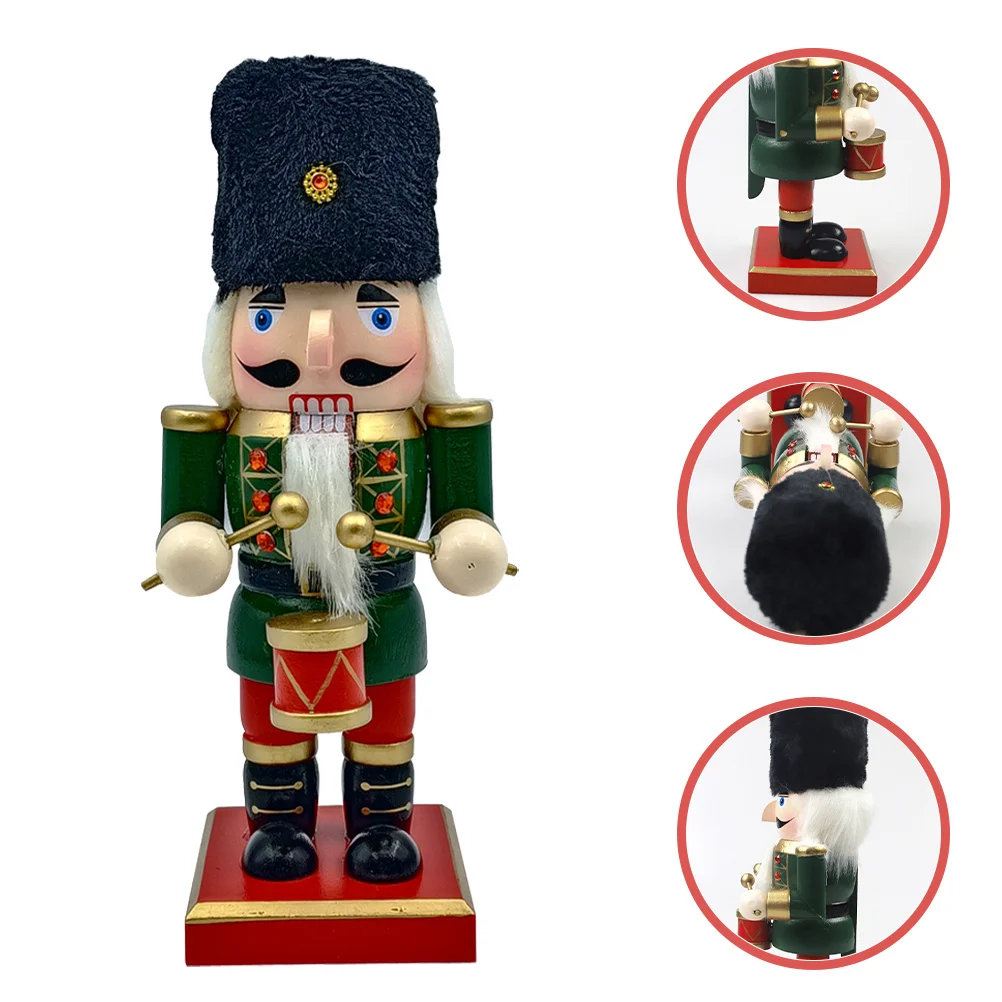 

Wooden King Soldier Nutcracker Xmas Tabletop Ornament Christmas Decor Nutcracker Decoration Wooden Nutcrackers