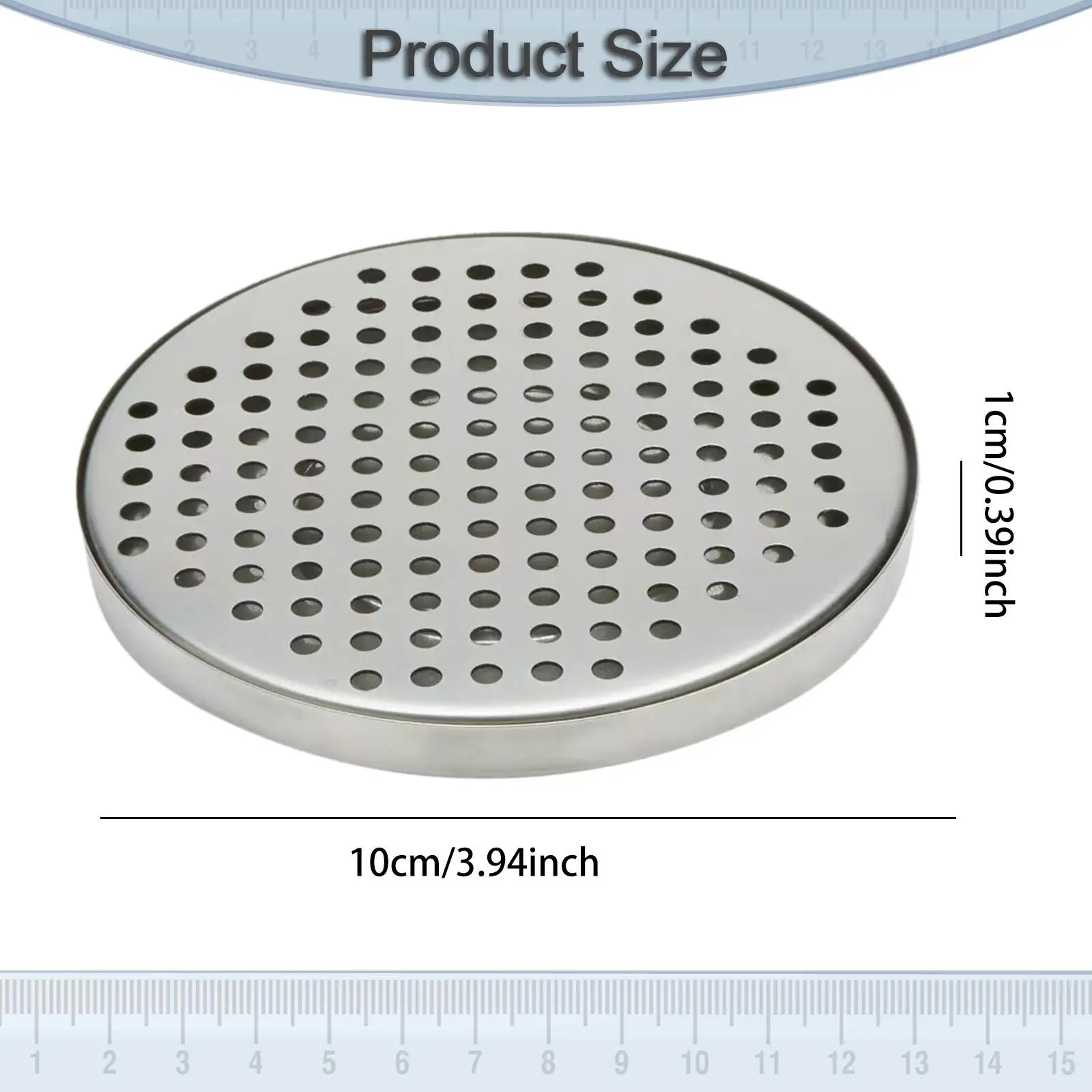 Beer Drips Tray Stainless Steel Universal Design Detachable Coffee Tea Pan Filtration for Restaurant Home Cafe Use