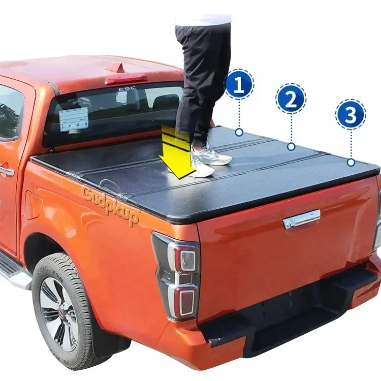 

high quality tri-fold aluminum rolling tonneau cover for 2019 ford f150 tonneau cover ranger t6