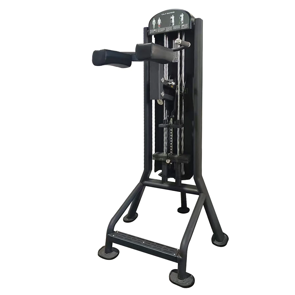 

Standing Calf Machine Fitness Equipment Workout Pin Load Selection Leg Press Calf Raise Machine