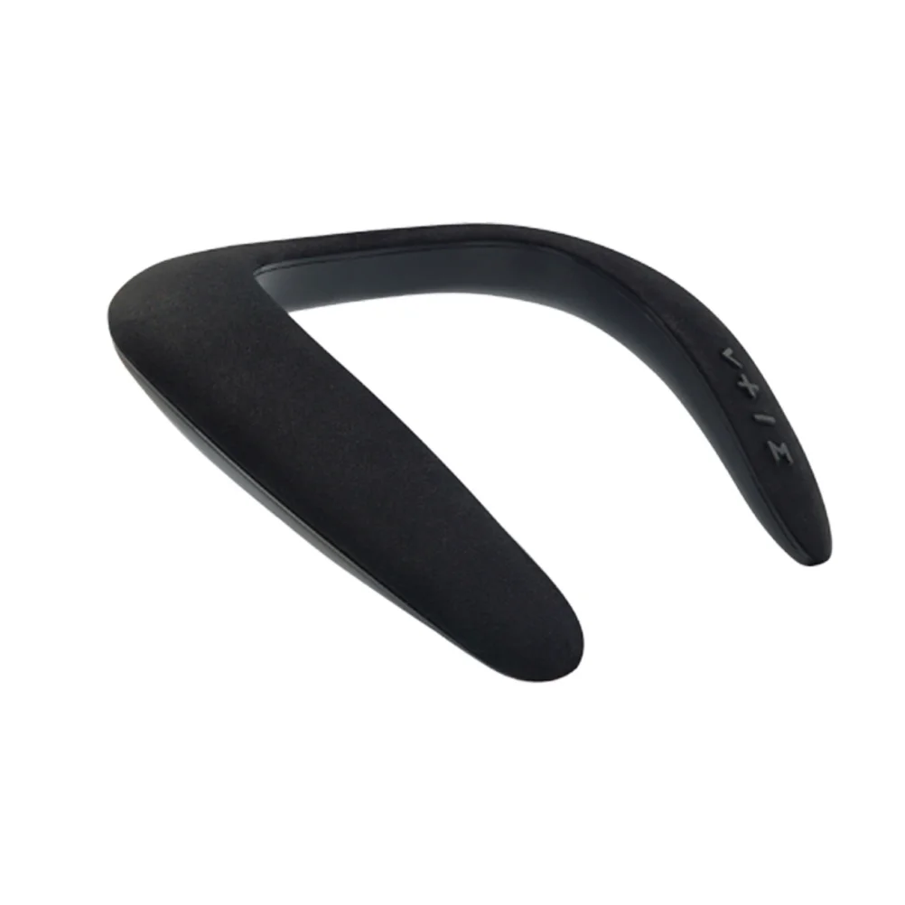 

Stylish Black Wireless Speaker Neck Wearing U Shape Hanging Hands-Free Outdoor Sports Stereo Sound Box